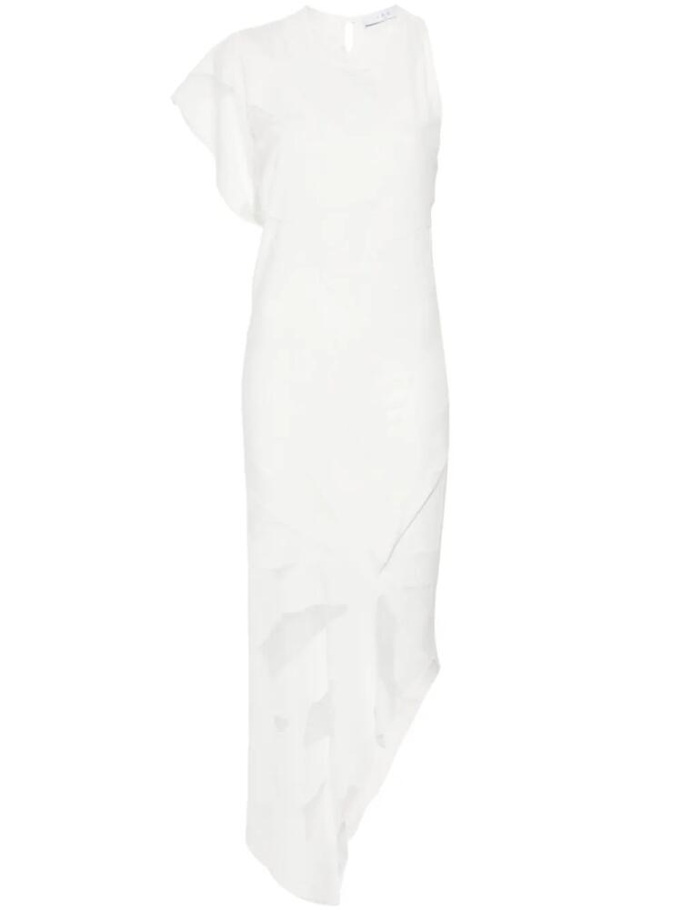 IRO Shanon asymmetric midi dress - White Cover