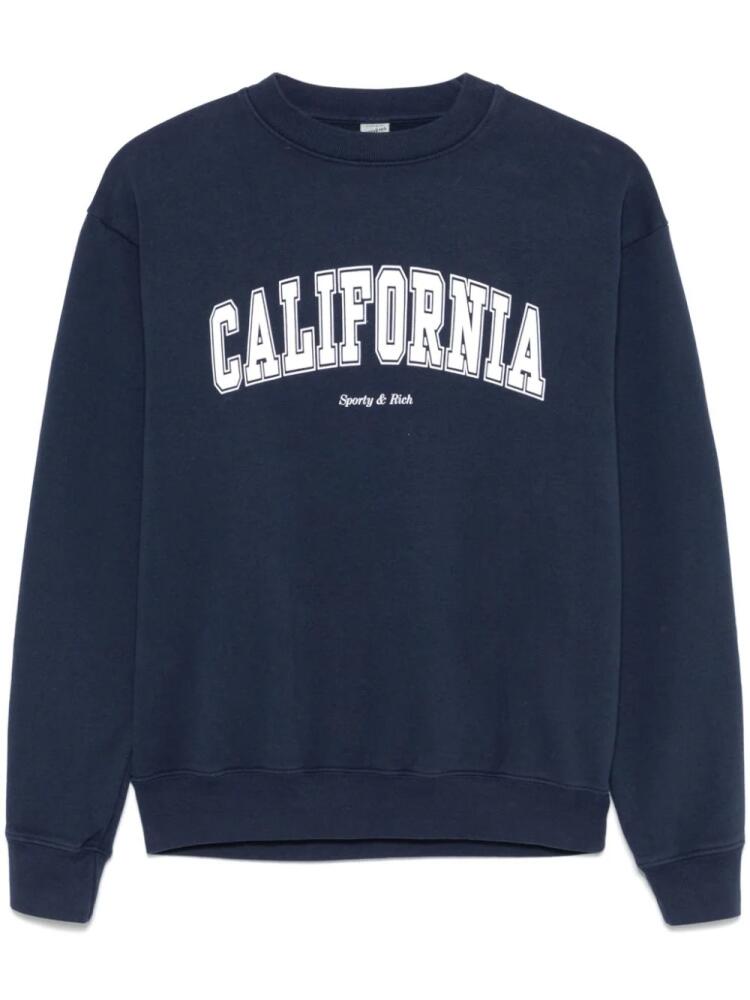 Sporty & Rich California sweatshirt - Blue Cover