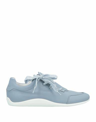 Roger Vivier Woman Sneakers Pastel blue Soft Leather Cover