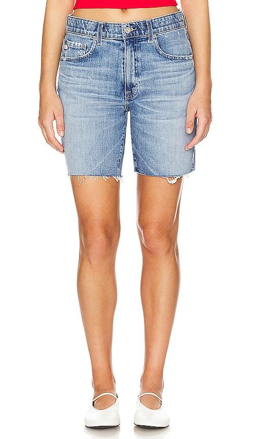 AG Jeans Ex-Boyfriend Short in Blue Cover