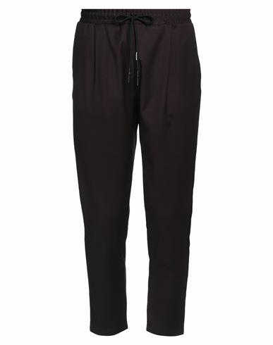 Imperial Man Pants Dark brown Polyester, Viscose, Elastane Cover