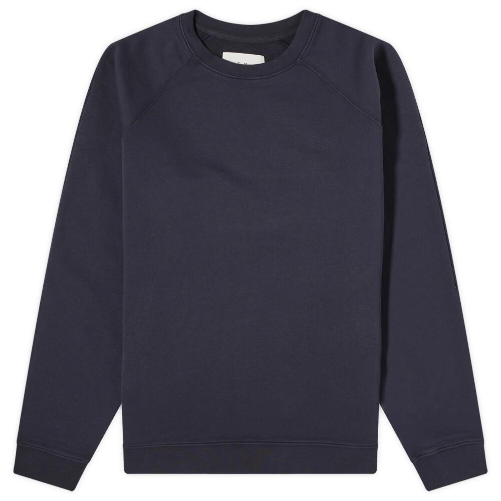 Folk Men's Rivet Crew Sweat in Navy Cover