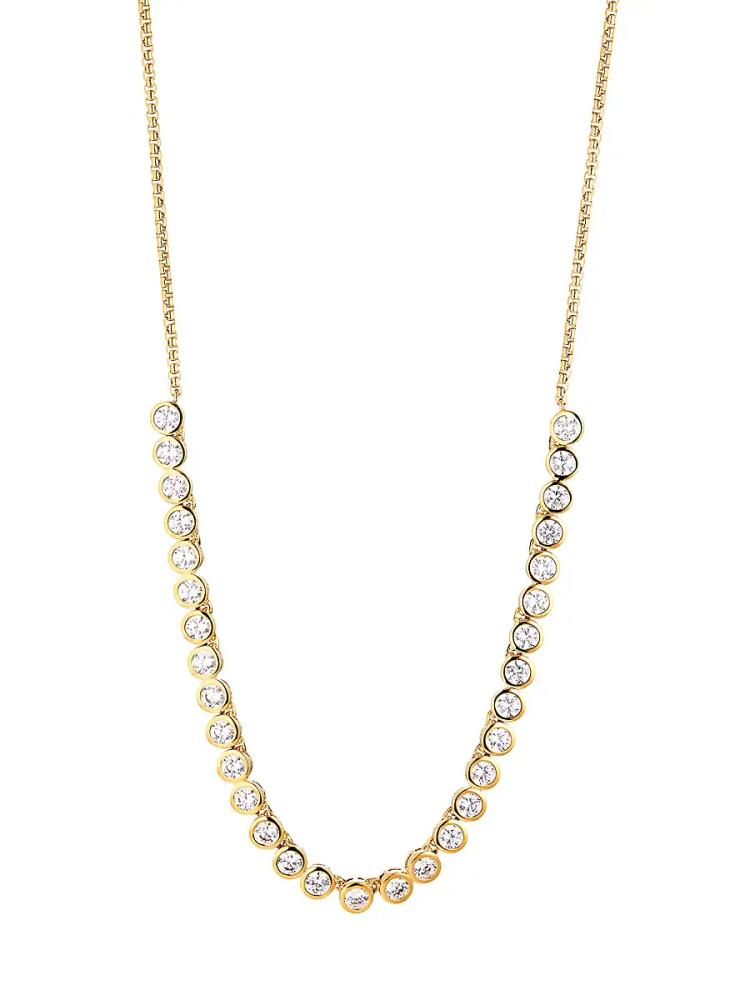 Adriana Orsini Women's Jordan 18K Goldplated & Cubic Zirconia Necklace Cover