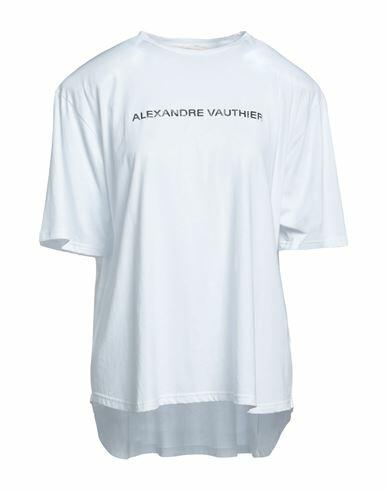 Alexandre Vauthier Woman T-shirt White Cotton Cover