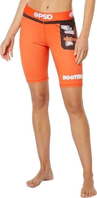 PSD Hooters Uniform Biker Shorts (Orange) Men's Underwear Cover