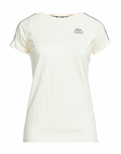 Kappa Woman T-shirt Ivory Cotton Cover