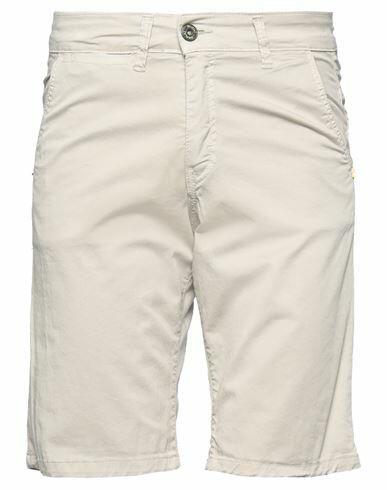 Displaj Man Shorts & Bermuda Shorts Beige Cotton, Elastane Cover