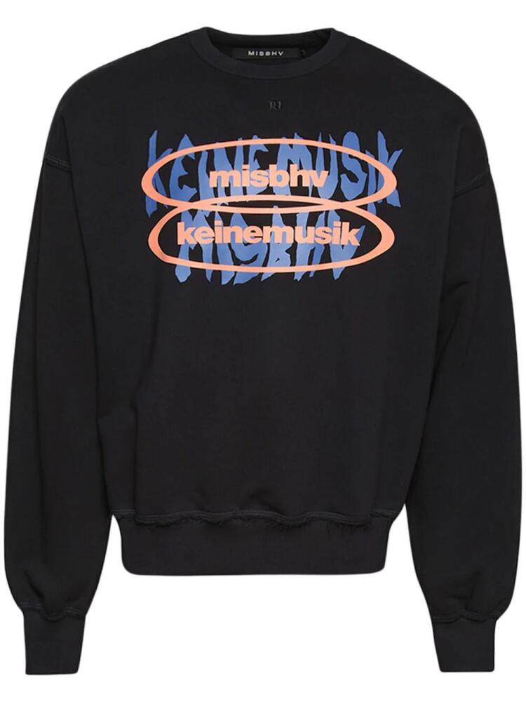 MISBHV logo-print long-sleeve sweatshirt - Black Cover