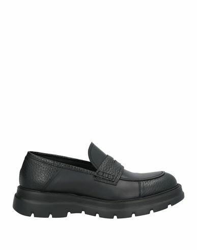 Giovanni Conti Man Loafers Black Leather Cover