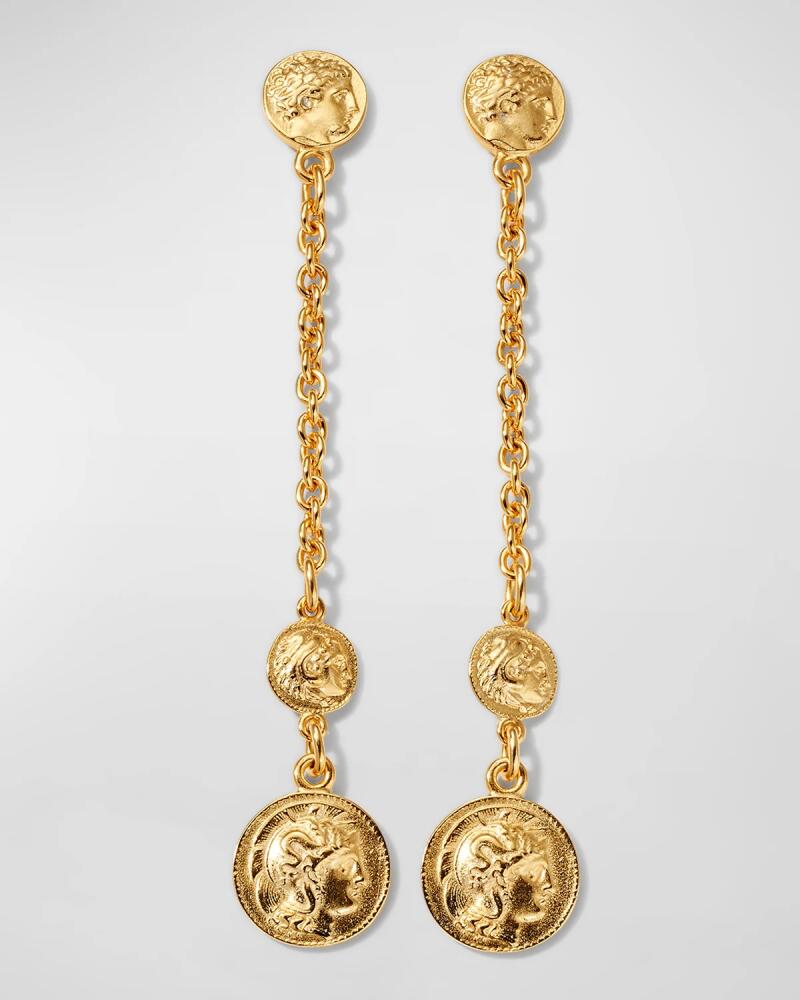 Ben-Amun Roman Drop Chain Earrings Cover