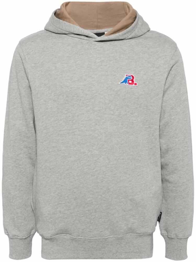 SPORT b. by agnès b. logo patch hoodie - Grey Cover