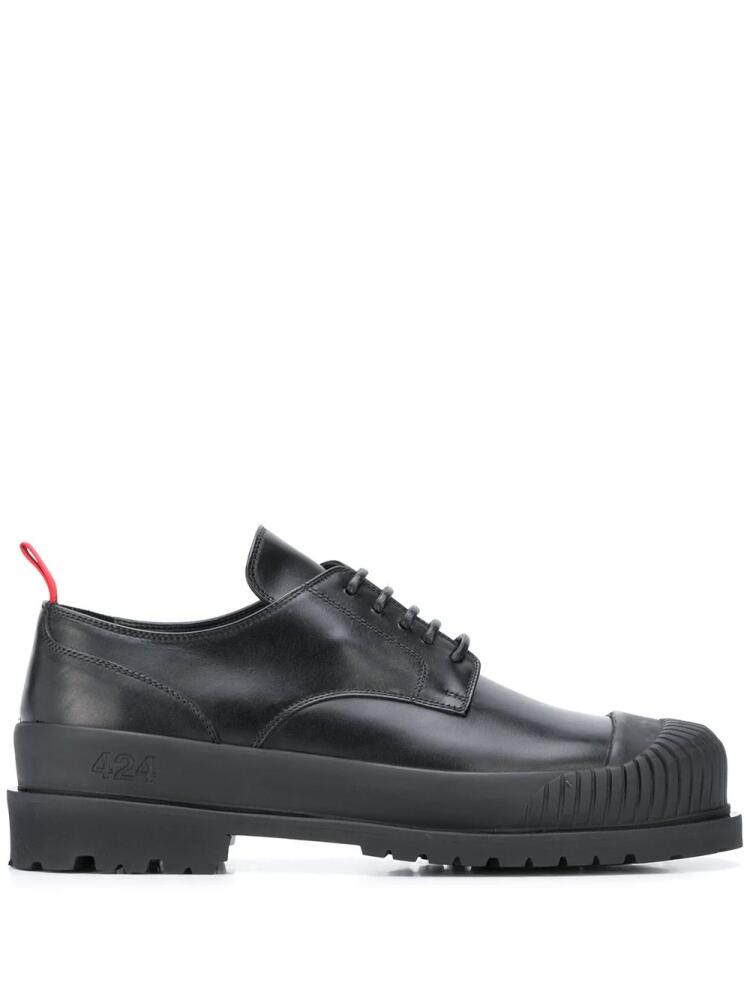 424 leather Derby shoes - Black Cover