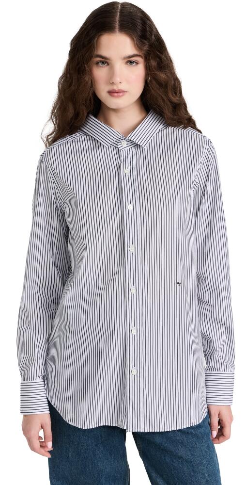 HOMMEGIRLS Front Back Classic Shirt Faded Black Stripe Cover