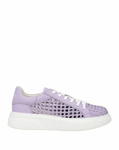 Emanuélle Vee Woman Sneakers Lilac Leather Cover