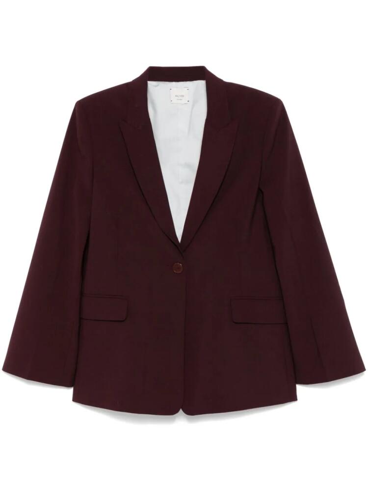 Alysi peak-lapels blazer - Red Cover