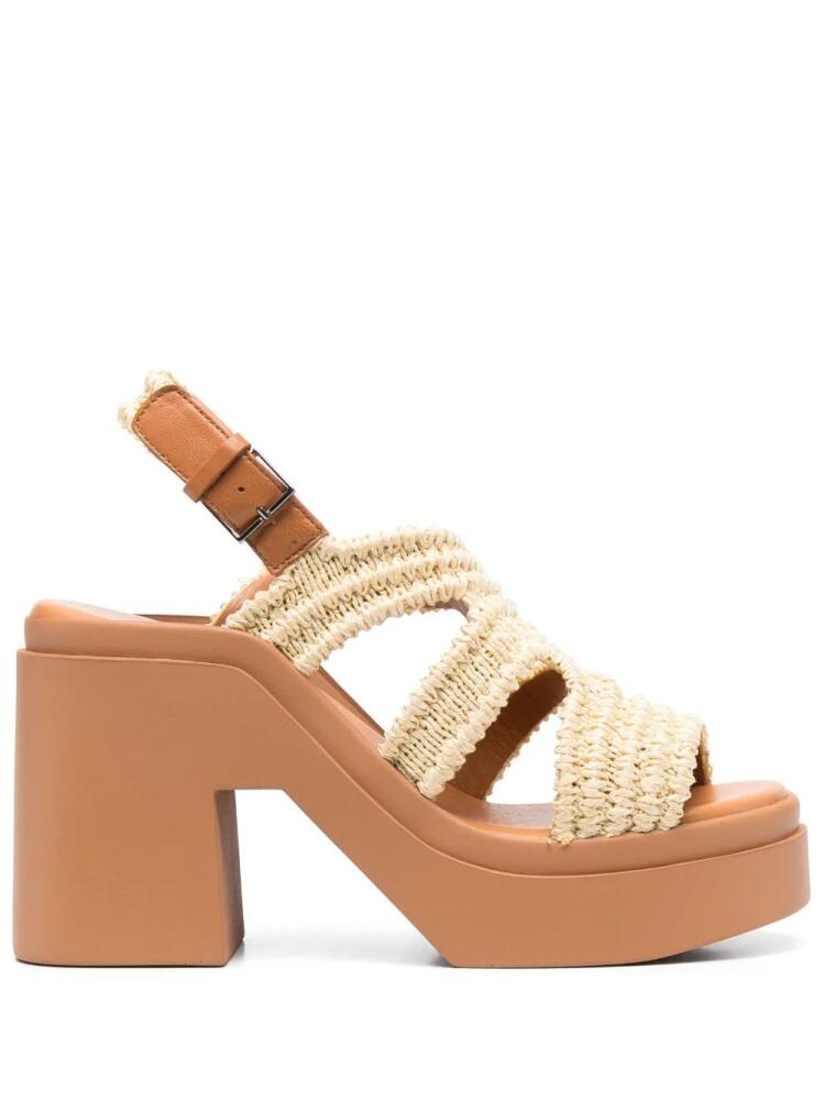 Clergerie 105mm platform sandals - Neutrals Cover