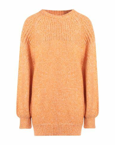 Silvian Heach Woman Sweater Orange Polyester, Acrylic, Wool, Elastane Cover