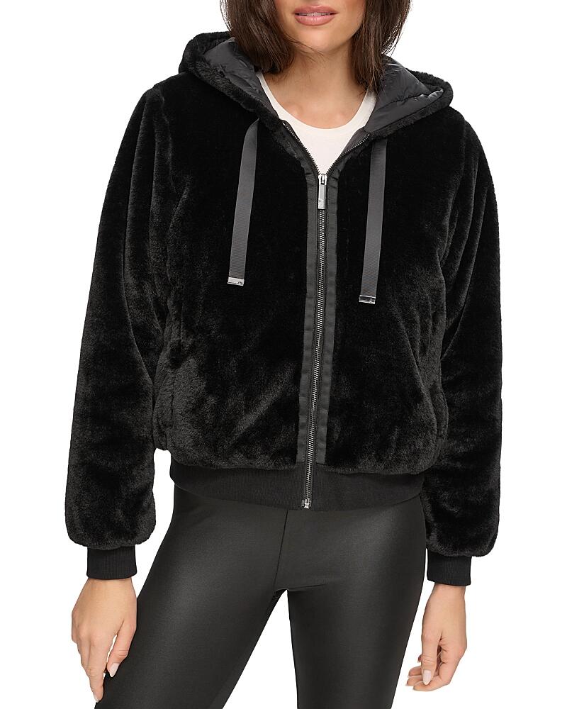 Marc New York Faux Fur Zip Up Hoodie Cover