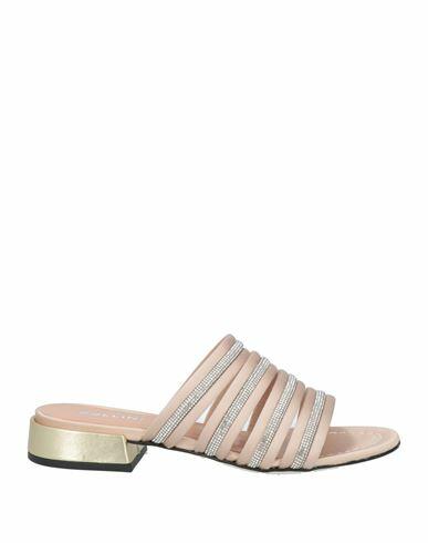 Pollini Woman Sandals Pink Textile fibers Cover