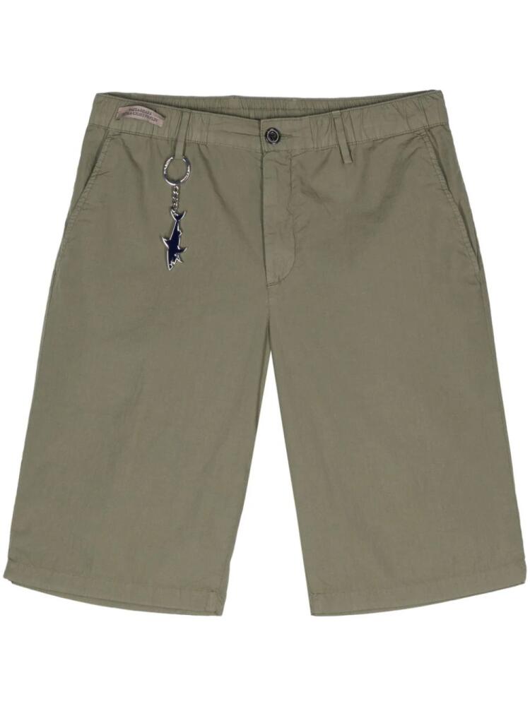 Paul & Shark keyring-attachment cotton shorts - Green Cover