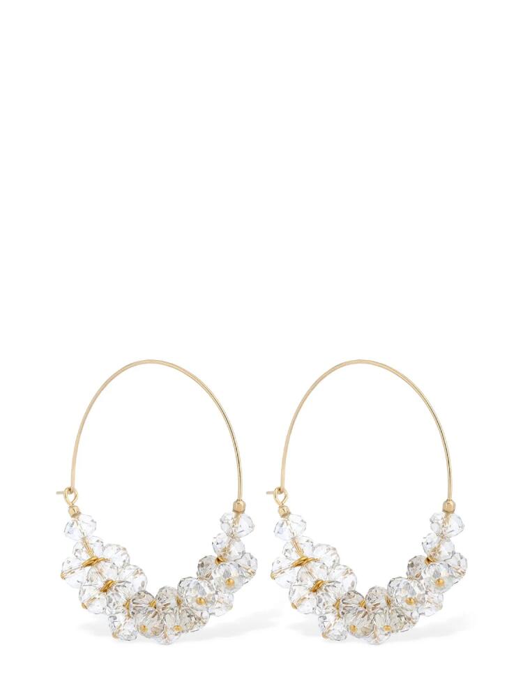 ISABEL MARANT Polly Glass Hoop Earrings Cover