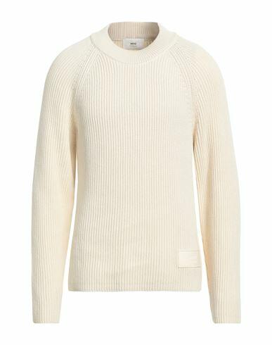 Ami Alexandre Mattiussi Man Sweater Ivory Cotton, Wool Cover