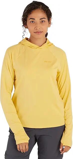 Marmot Marmot Women's Windridge Hoody Performance Shirt (Banana) Women's Clothing Cover