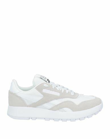 Maison Margiela X Reebok Woman Sneakers White Leather, Textile fibers Cover