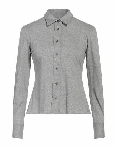 Caliban Woman Shirt Grey Cotton Cover