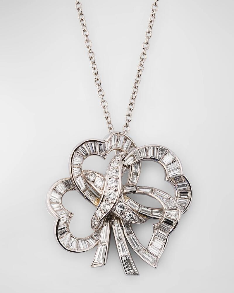 NM Estate Estate Love & Kisses Platinum and Diamond Heart Pendant Cover