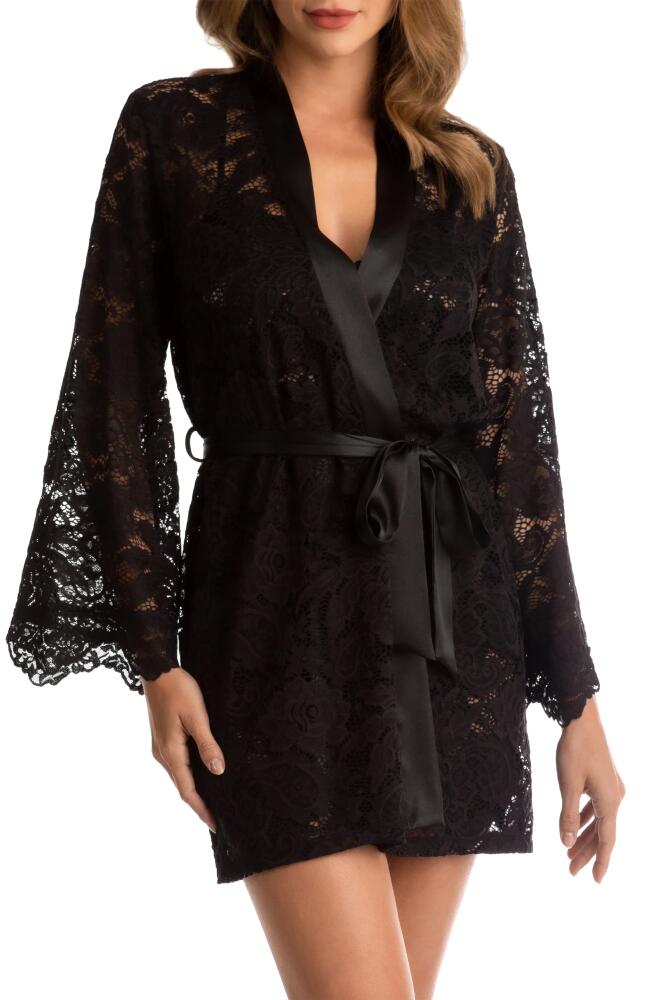 In Bloom by Jonquil Roman Lace Robe in Black Cover