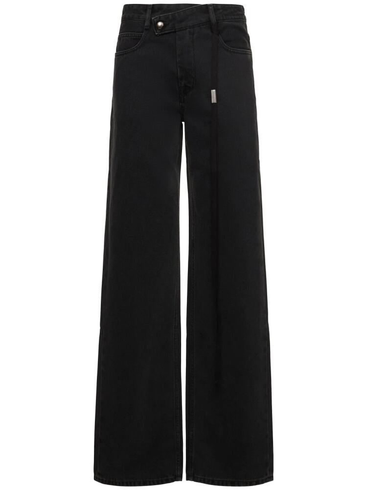 ANN DEMEULEMEESTER Meya Asymmetric Waist Denim Jeans Cover