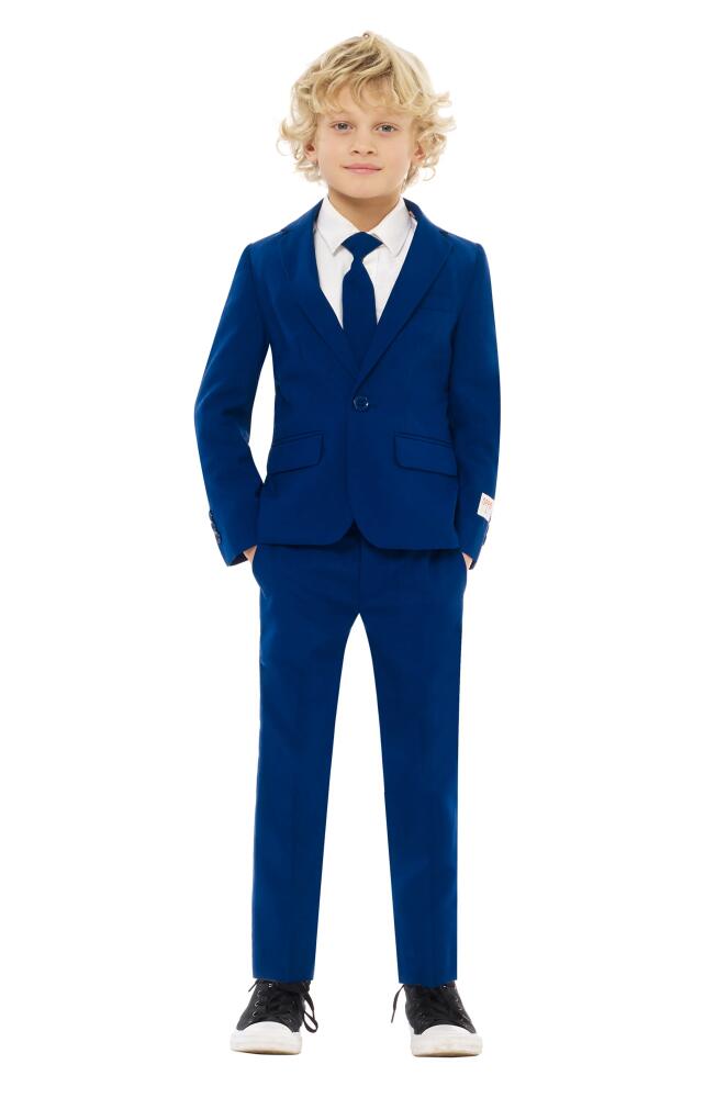 OppoSuits Navy Royale Two-Piece Suit & Tie in Blue Cover