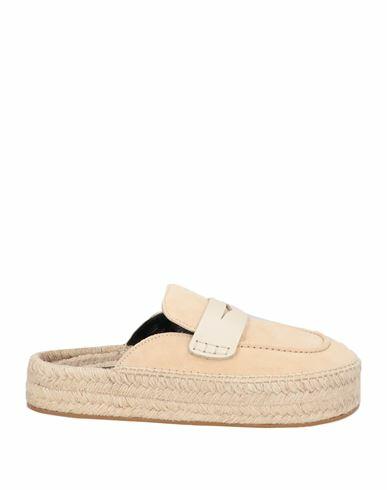 Jw Anderson Woman Espadrilles Beige Calfskin Cover