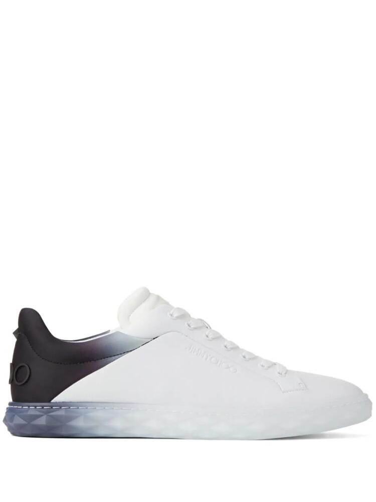 Jimmy Choo Diamond Light/M II ombré-effect sneakers - White Cover