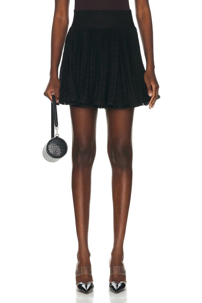 ALAÏA Short Skirt in Black Cover