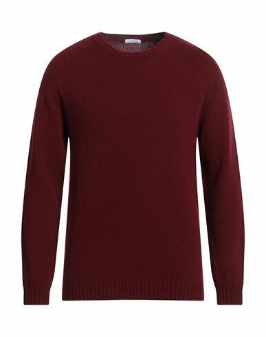 Malo Man Sweater Burgundy Virgin Wool, Cashmere Cover