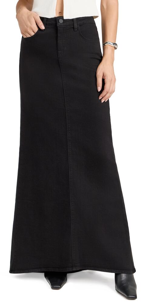 L'AGENCE Kailani Mermaid Skirt Saturated Black Cover