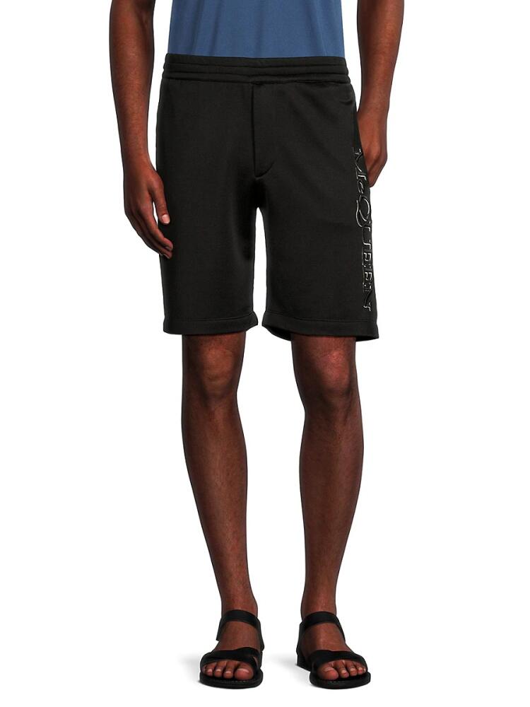 Alexander McQueen Men's Logo Shorts - Black Cover