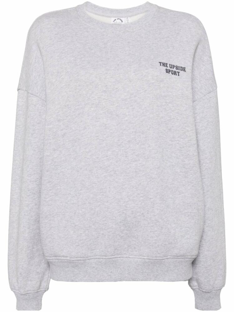 The Upside logo-print sweatshirt - Grey Cover