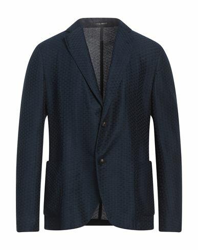 Emporio Armani Man Blazer Navy blue Polyester Cover