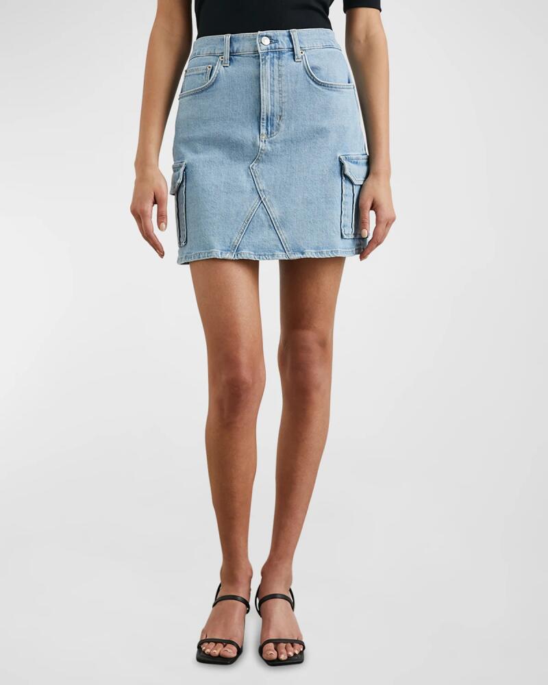 Rails Laurel Denim Cargo Mini Skirt Cover