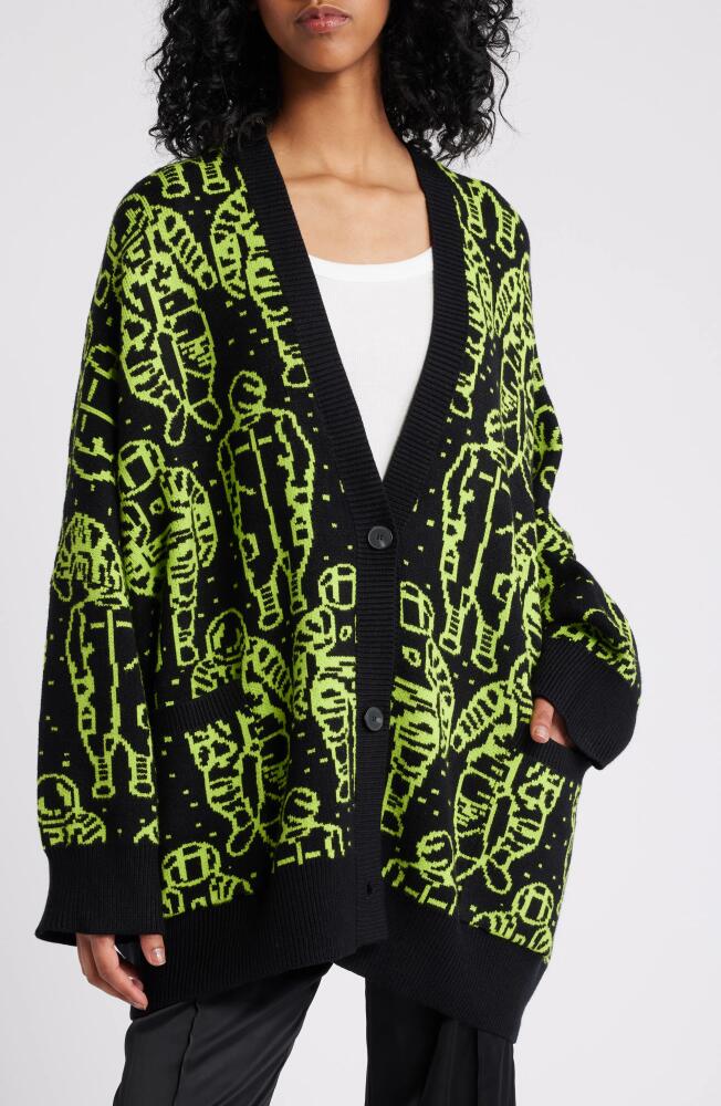 Dressed in Lala Interstellar Oversize Cardigan Cover