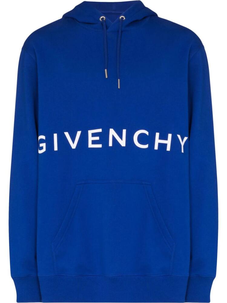 Givenchy intarsia-knit logo jumper - Blue Cover