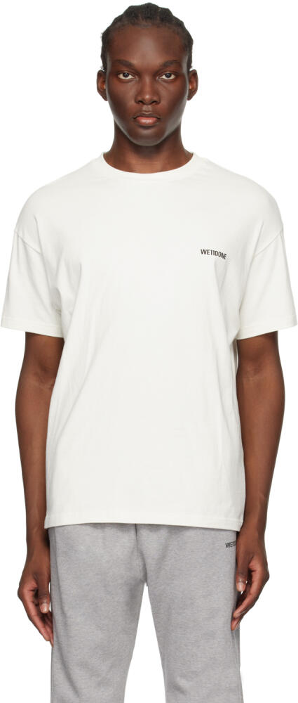 We11done White Patch T-Shirt Cover