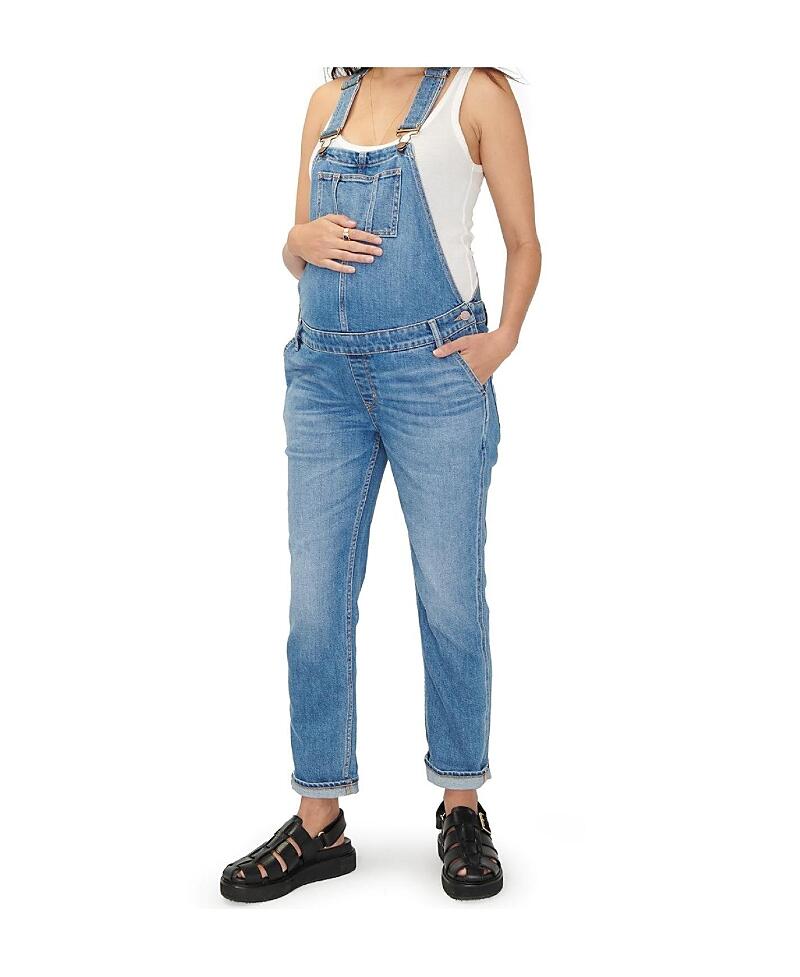 Hatch Collection Denim Maternity Overall Cover