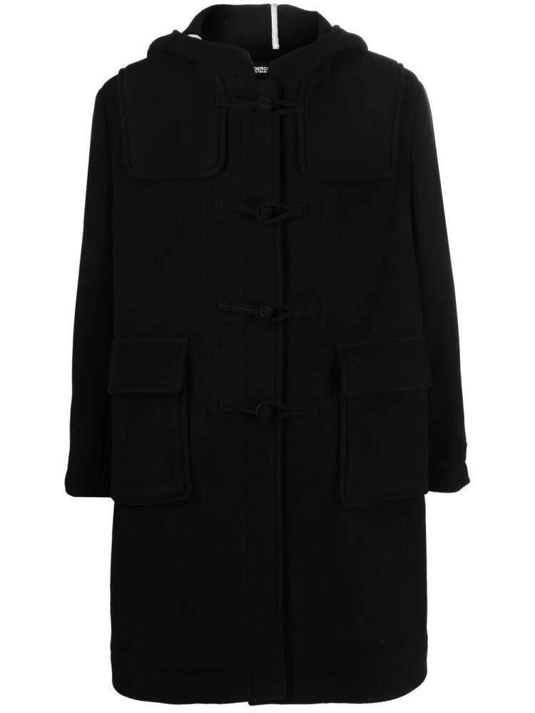 Undercover mid-length duffle coat - Black Cover