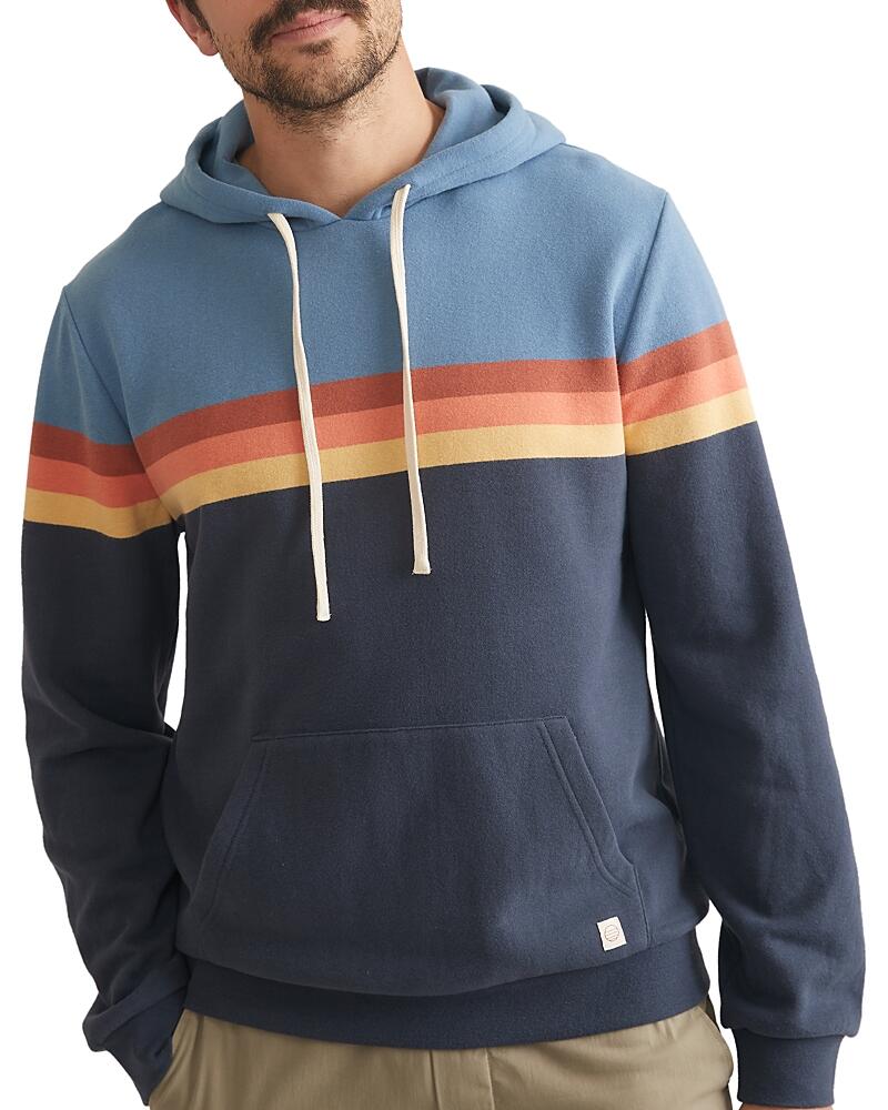 Marine Layer Signature Cotton Blend Fleece Hoodie Cover