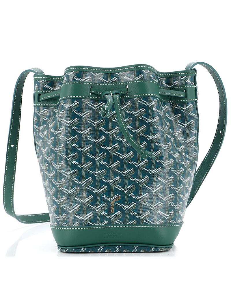 Pre-Owned Goyard Pm Petit Flot Bucket Bag Coated Canvas Cover