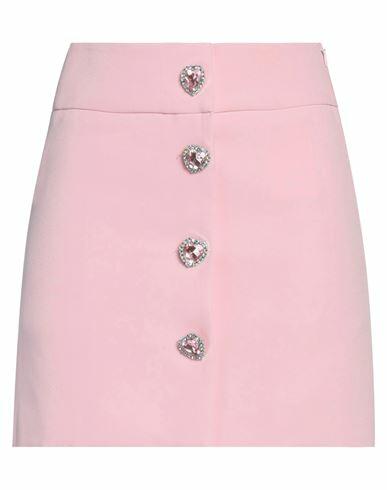 Chiara Ferragni Woman Mini skirt Pink Polyester, Elastane Cover